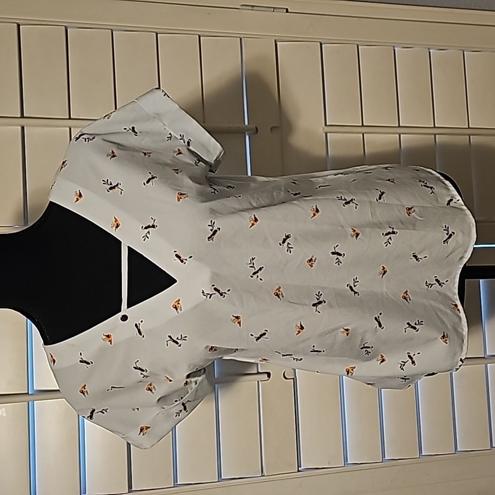 Bird Tshirt Blouse sz Small